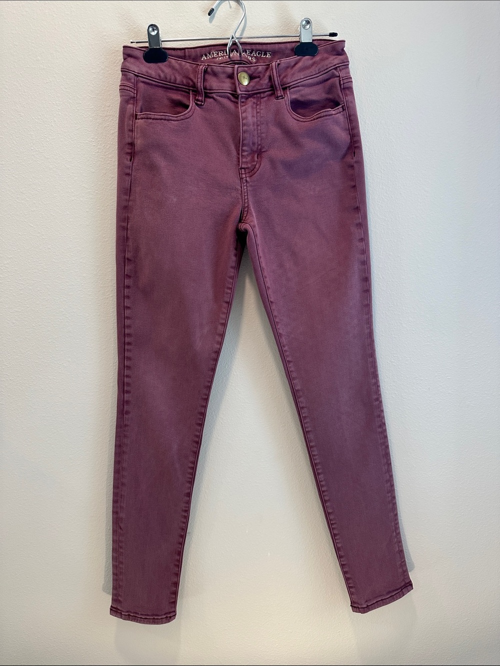 American Eagle Outfitters Hi-Rise Jeggings in Mauve